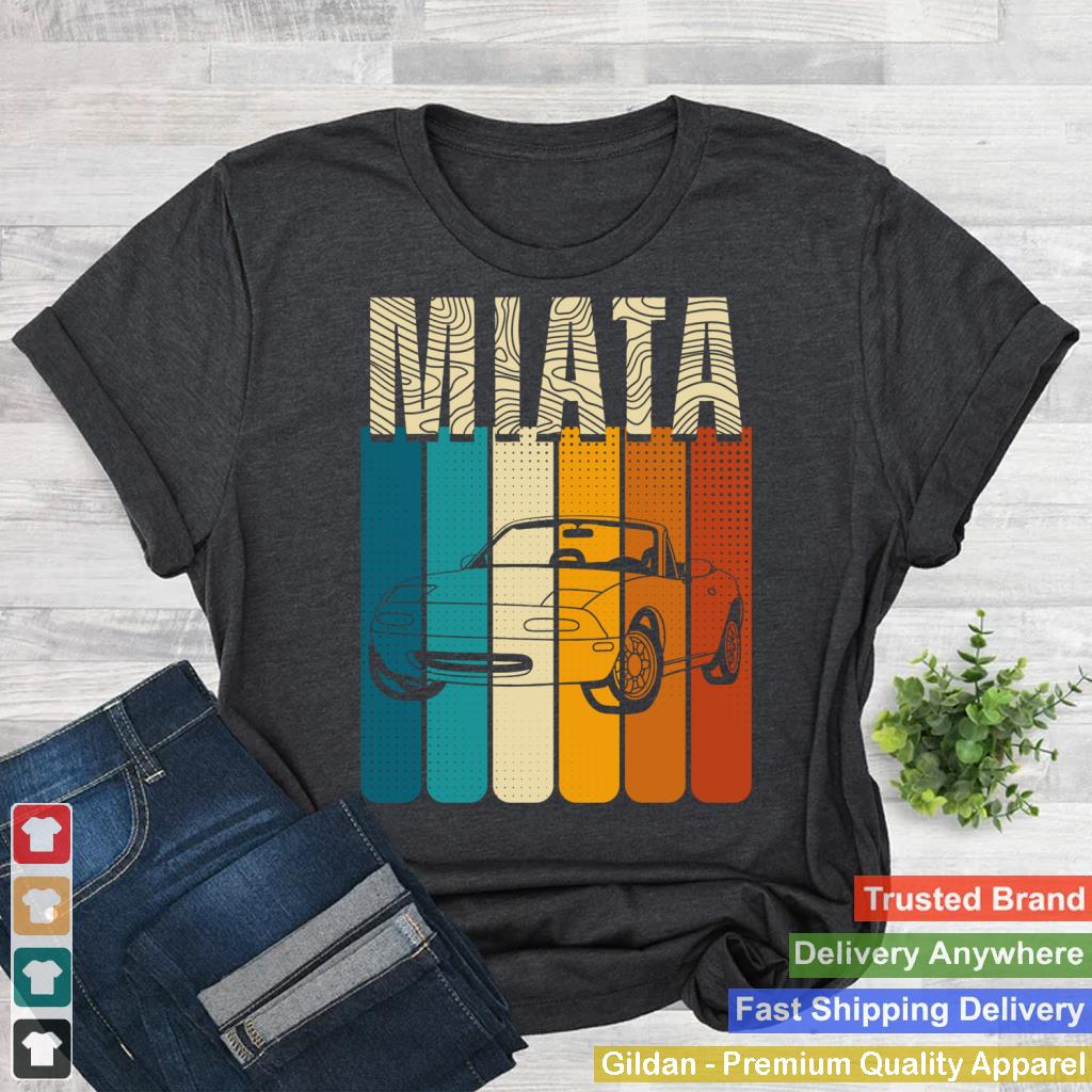 Japanese Miata Car Retro Vintage Sports Car Legend 90s Pullover Hoodie