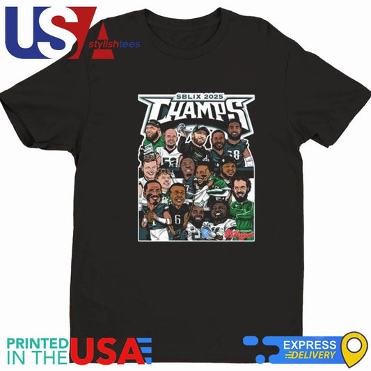 Philadelphia's Dream Team SBLIX 2025 Champs Shirt