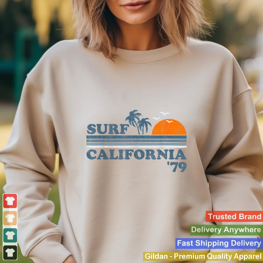 Vintage Surf California Beach Retro Sunset Surf 70's Gift