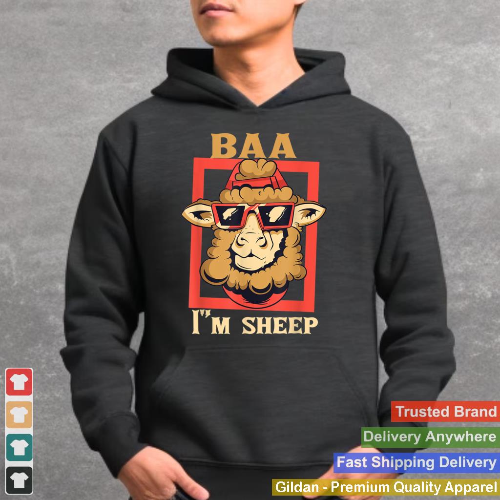 Baa Im A Sheep FUNNY FARMER IDEA FOR WOMENKIDSBOYGIRL T Shirt 2