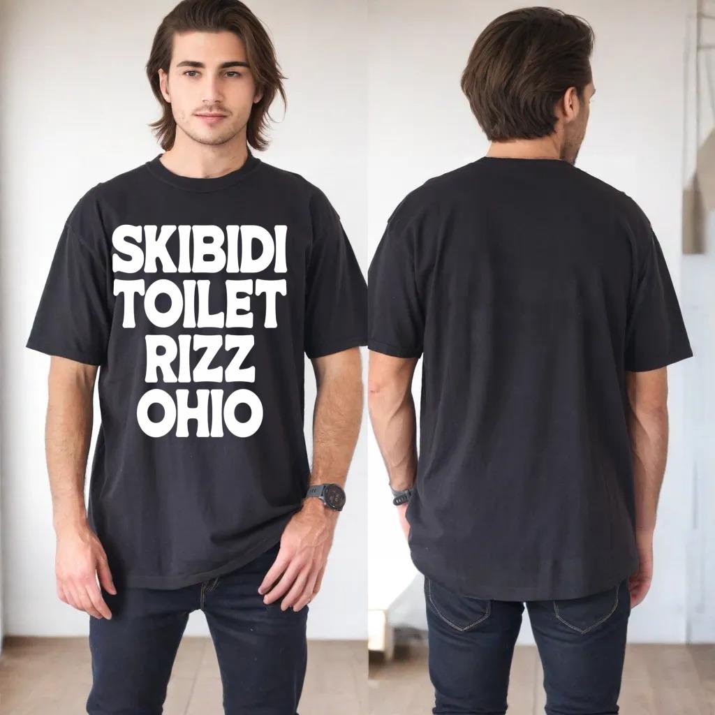 Skibidi Toilet Rizz Ohio Funny Meme Retro Vintage Birthday