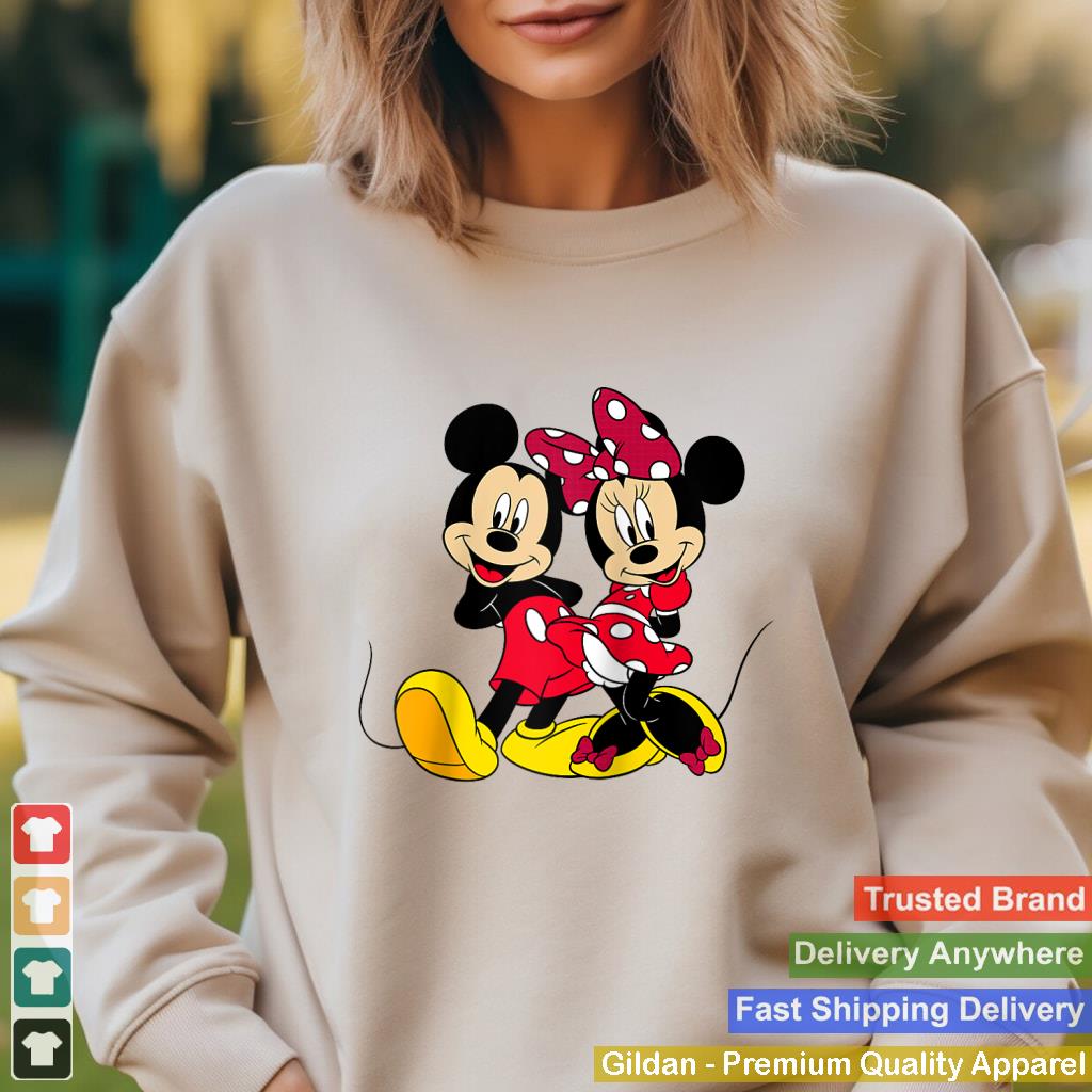 Disney Big Mickey and Minnie Mouse Raglan Baseball Tee