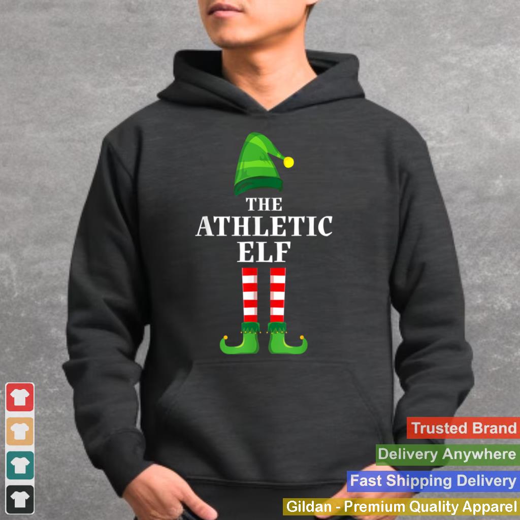 Athletic Elf Family Matching Group Christmas Party Pajama T Shirt