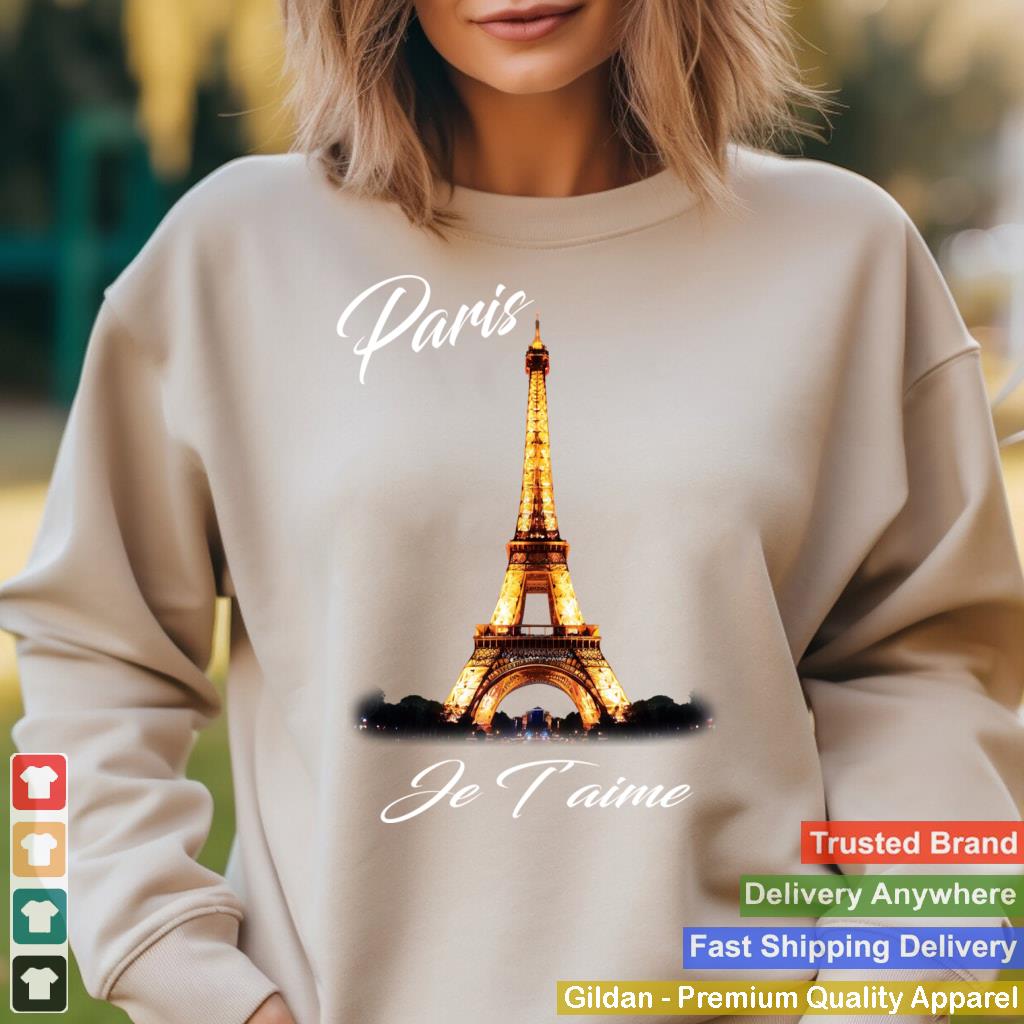 Eiffel Tower Paris Shirt Vintage I Love Paris France Women