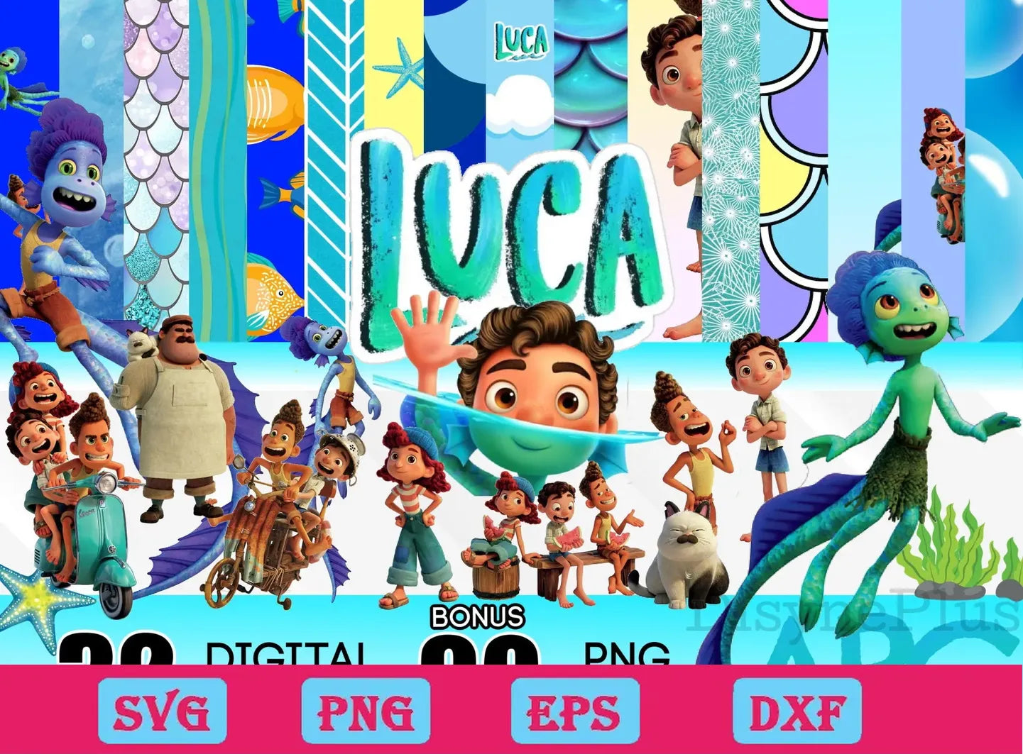 Disney Luca bundle png