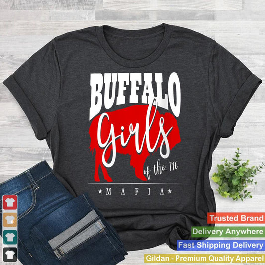 Womens Buffalo Girls of the 716  Buffalo Pride V-Neck