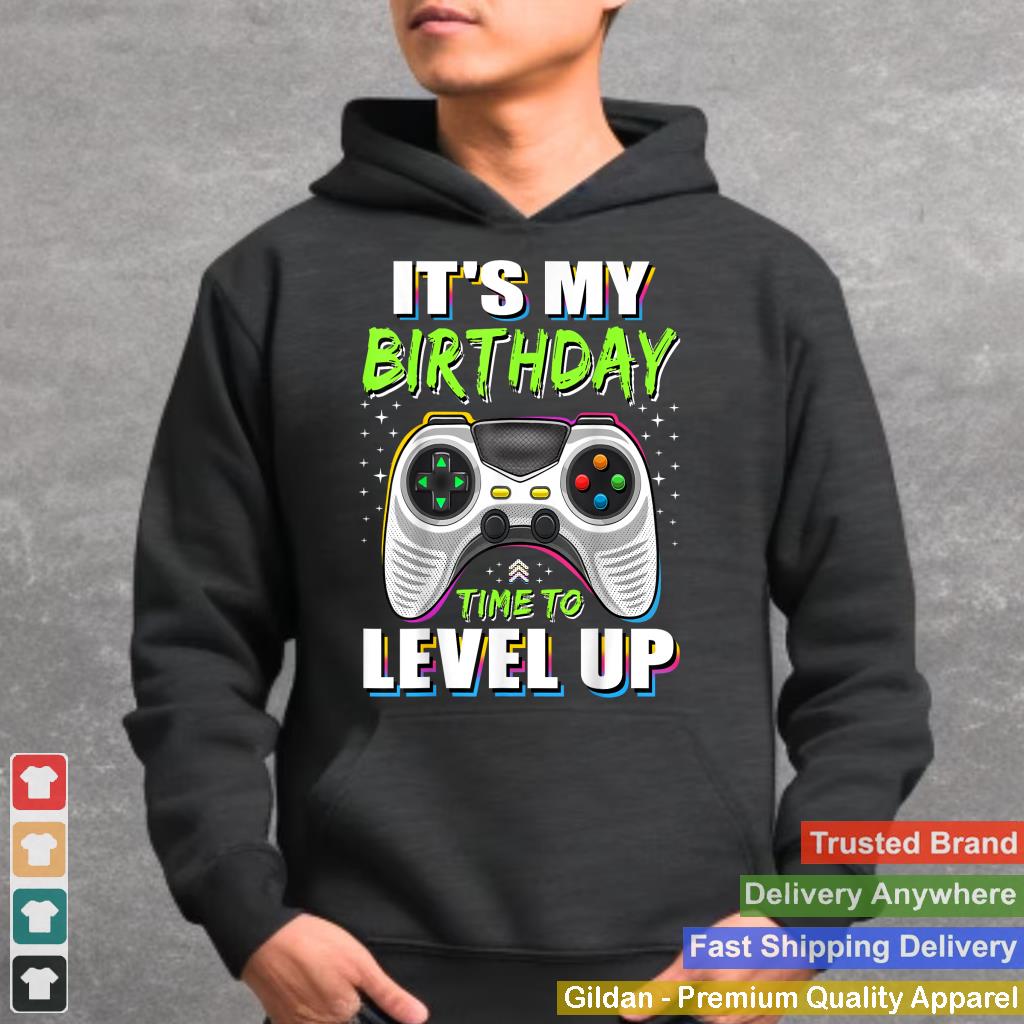 It's My Birthday Boy Time to Level Up Video Game Gift Boys