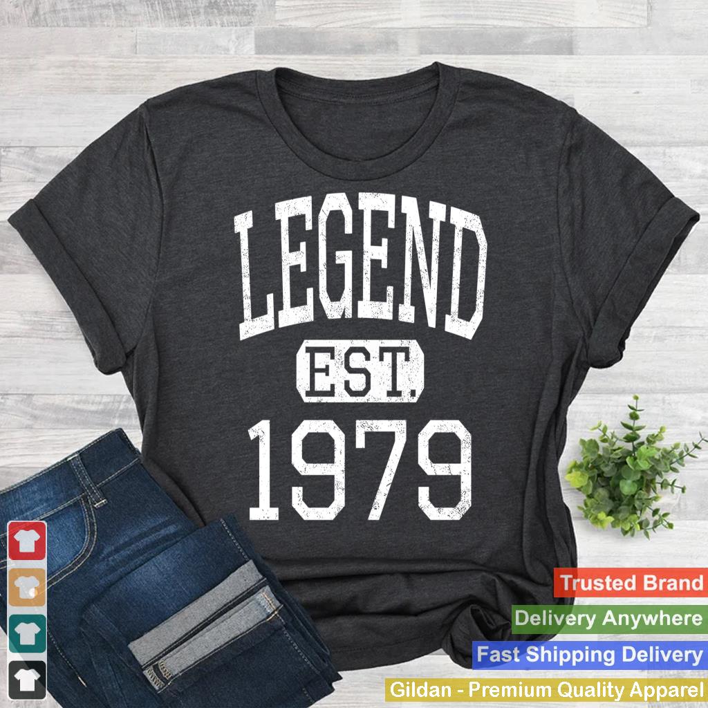 Legend Established 1979 Vintage Style Born 1979 Birthday