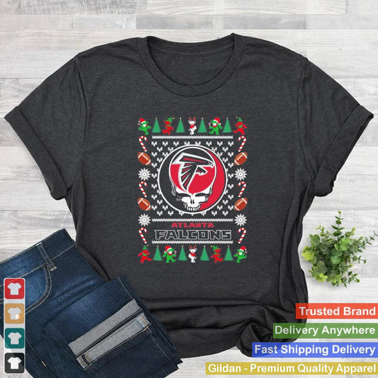 Atlanta Falcons Grateful Dead Ugly Christmas shirt