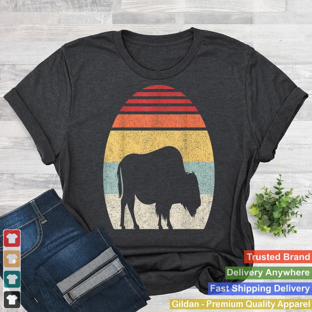 Retro Vintage Buffalo Bison Animal Lover