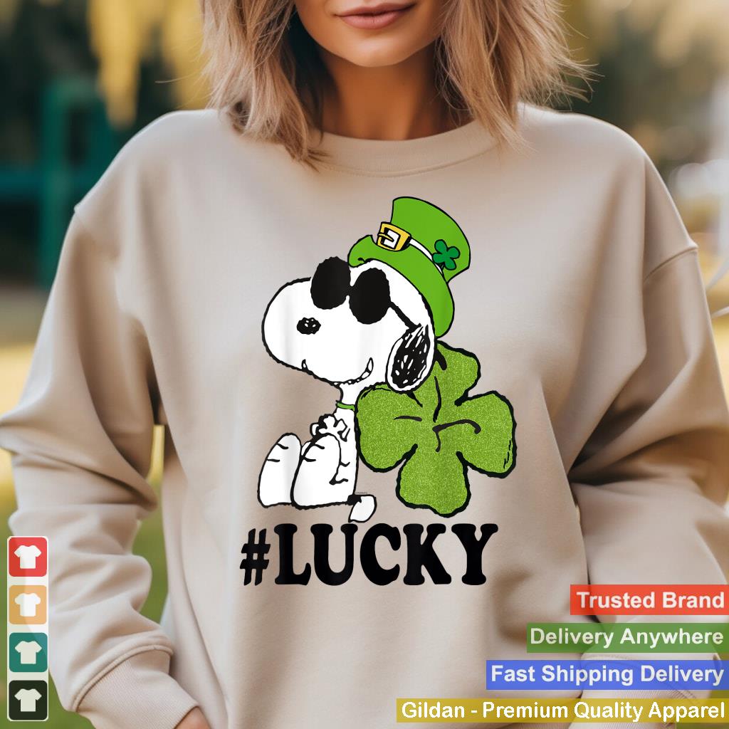 Peanuts St. Patrick's Snoopy Lucky Clover