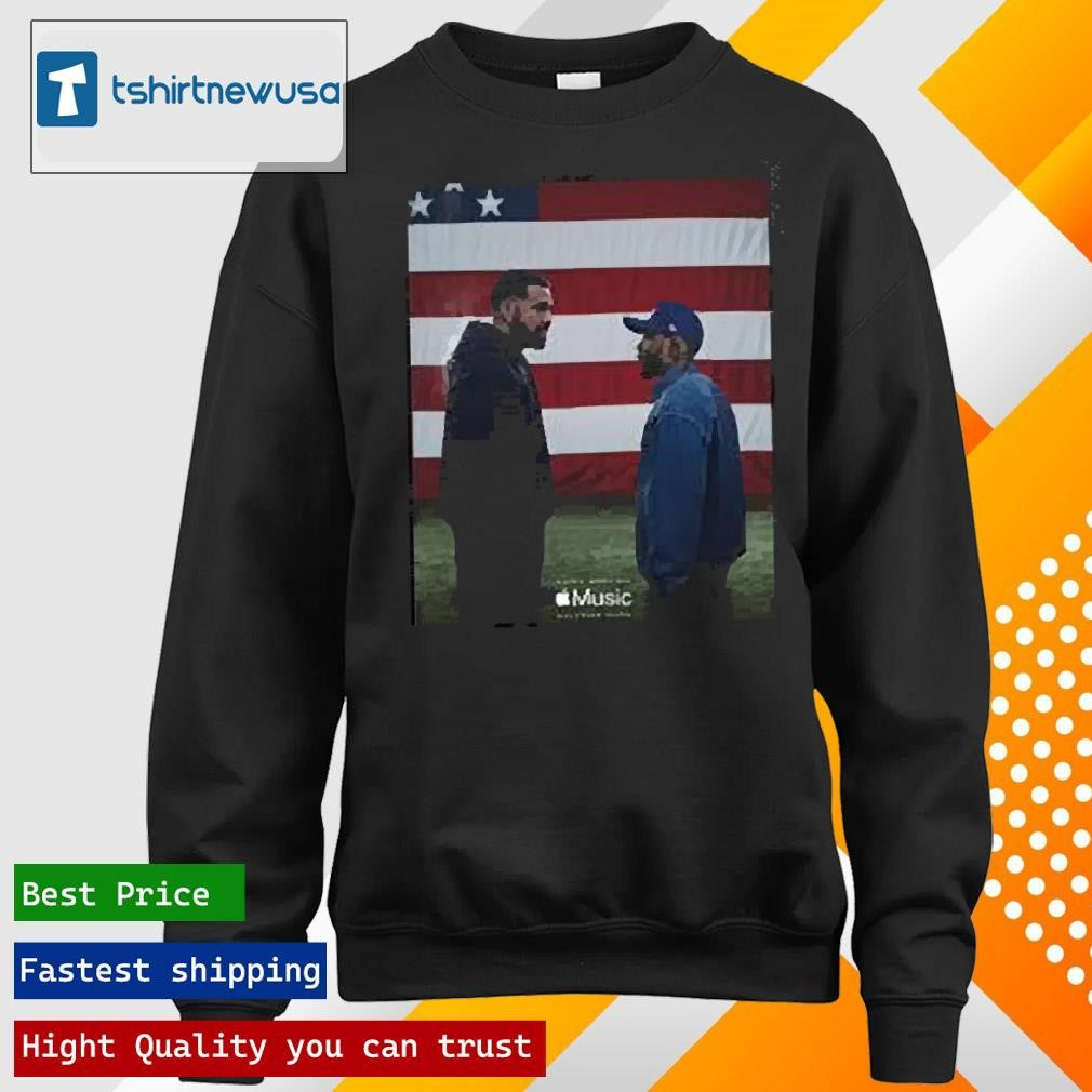 Top Drake And Kendrick Lamar In The Halftime Show Super Bowl Lix Nfl Season 2025 T-Shirt