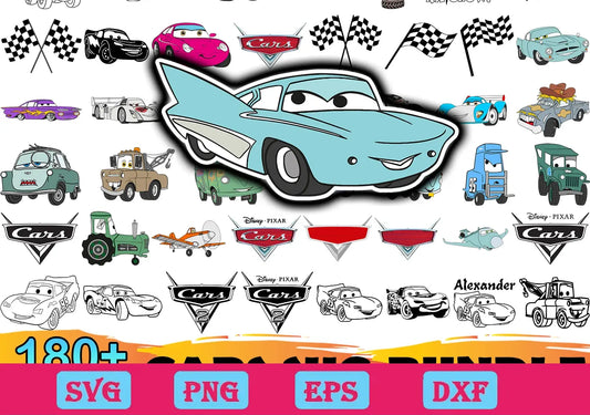 180+ Cars Svg Bundle