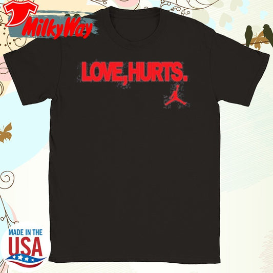 Official Jalen Hurts Wearing Love Hurts Jordan Shirt