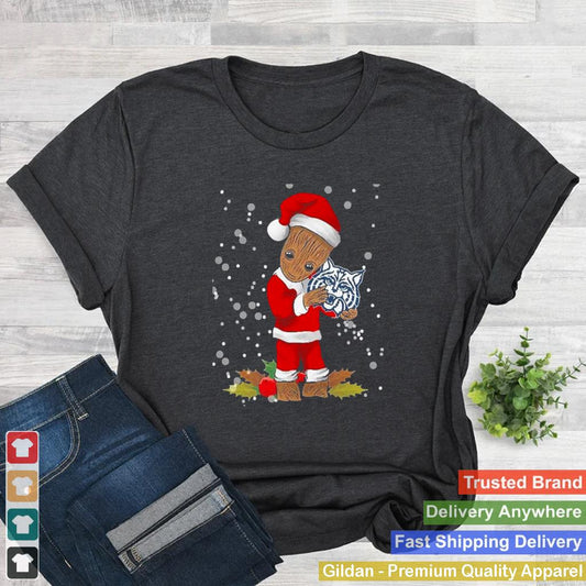 Baby Groot Santa Hug Arizona Wildcats Christmas shirt