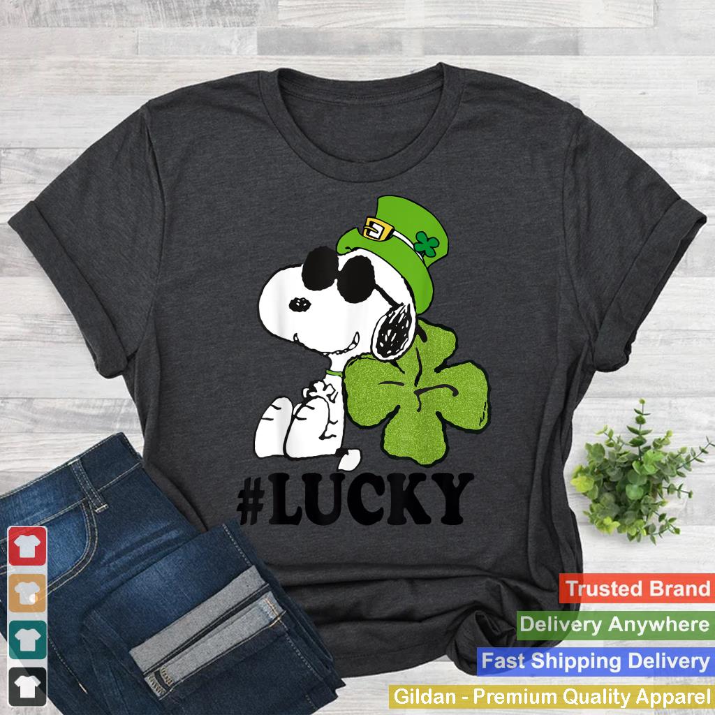 Peanuts St. Patrick's Snoopy Lucky Clover