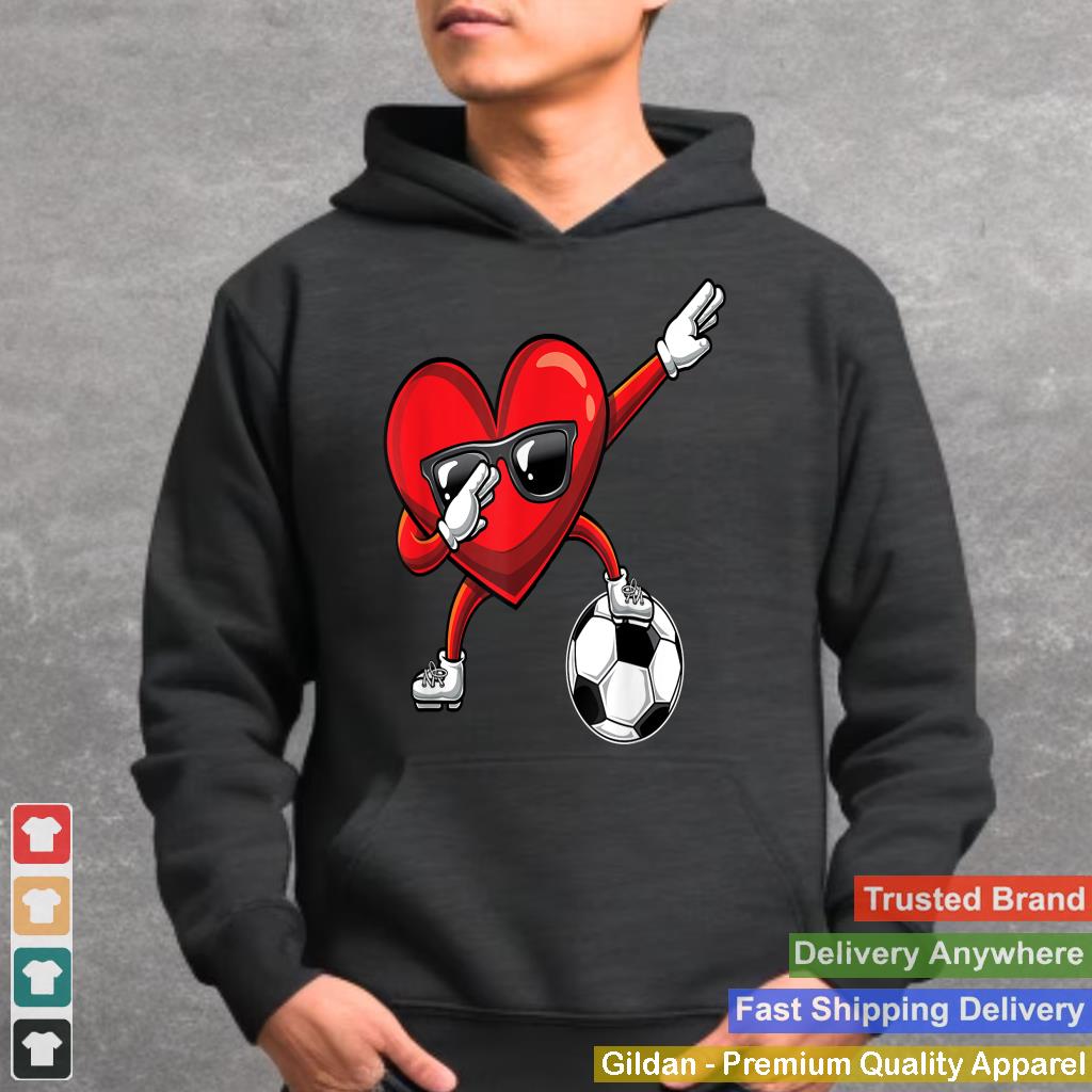 Dabbing Heart Dab Cute Valentines Day Boys Soccer Gift