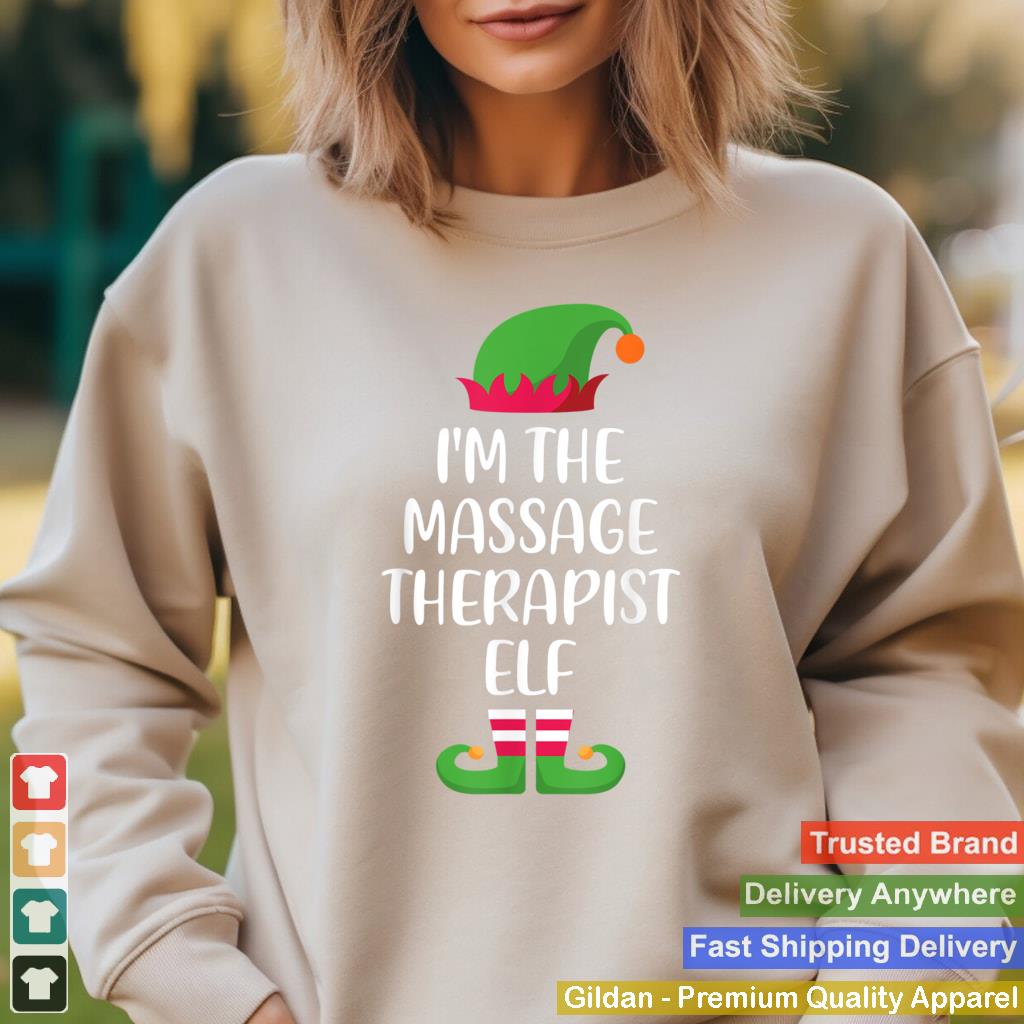 Im The Massage Therapist Elf Christmas Family Matching T Shirt