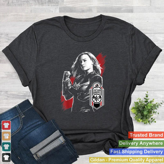 Avengers Endgame Captain Marvel Tag Poster Graphic shirt