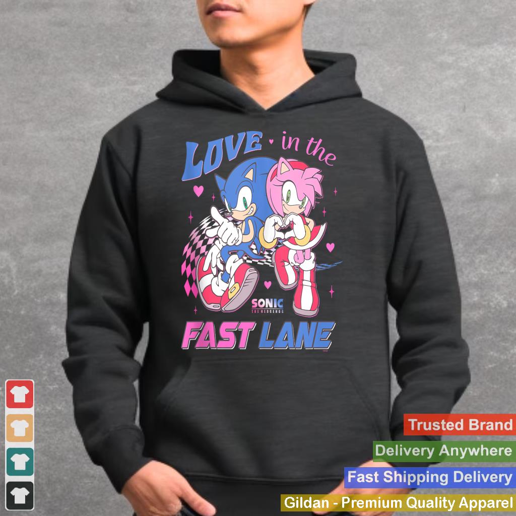 Sonic The Hedgehog Valentine's Day Love In The Fast Lane Tank Top