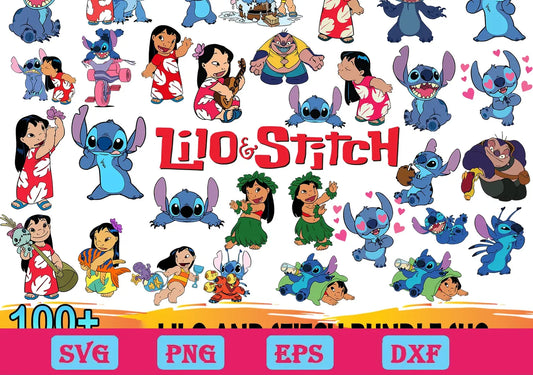 100+ Lilo And Stitch Svg Bundle