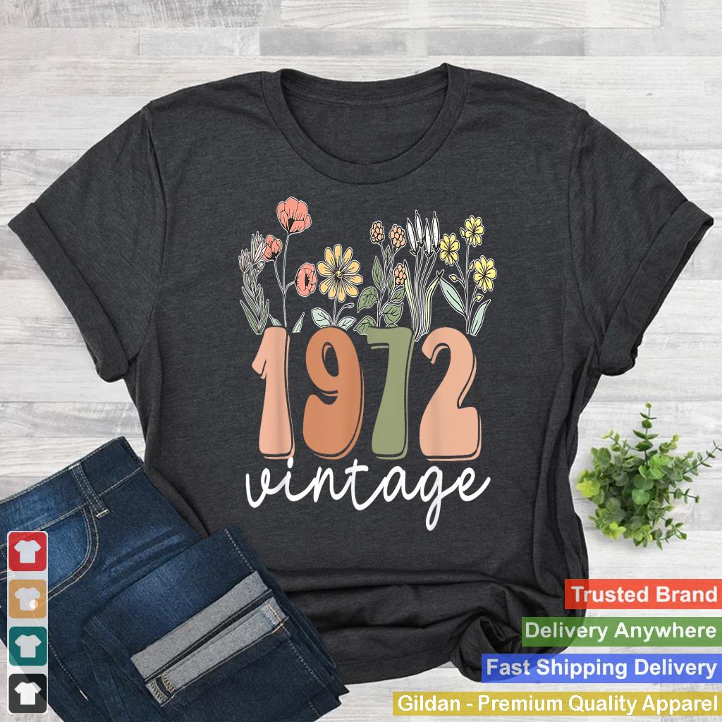 1972 Vintage 51th Birthday Years Retro Vintage Birthday