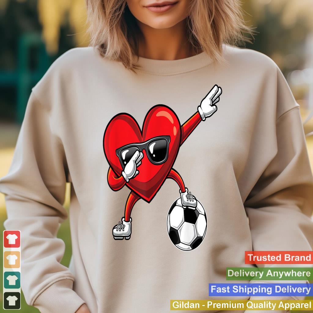 Dabbing Heart Dab Cute Valentines Day Boys Soccer Gift