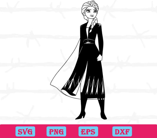 Elsa Frozen Svg