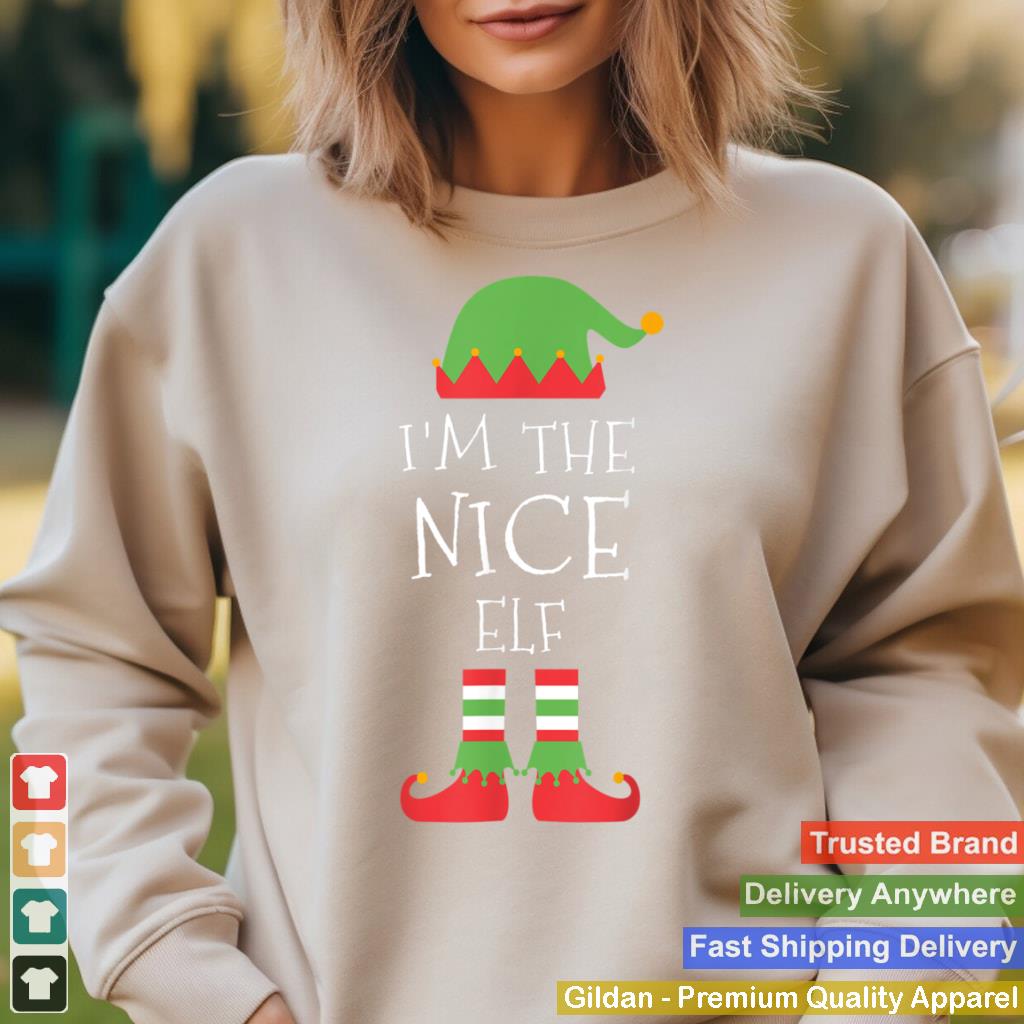 Im The Nice Elf Christmas Family Matching group T Shirt