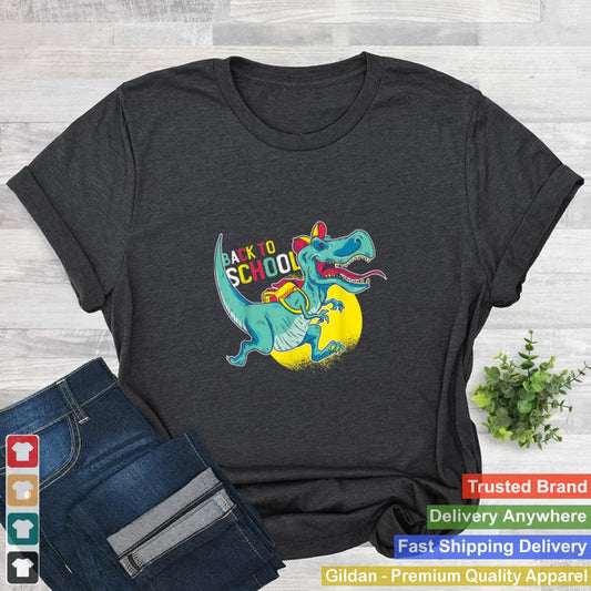 Back To School Cute T rex For The First Day Of School shirt