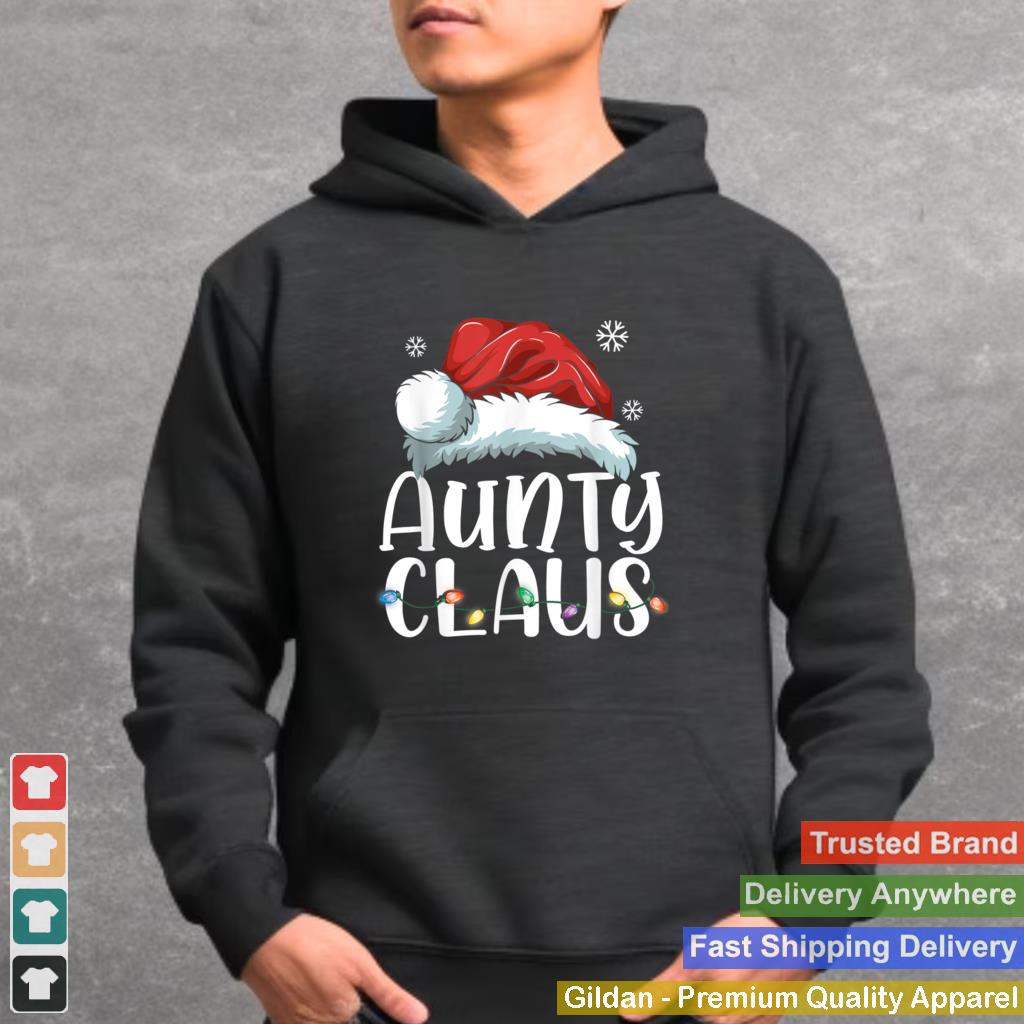 Aunty Claus Shirt Christmas Pajama Family Matching Xmas T Shirt 2 2