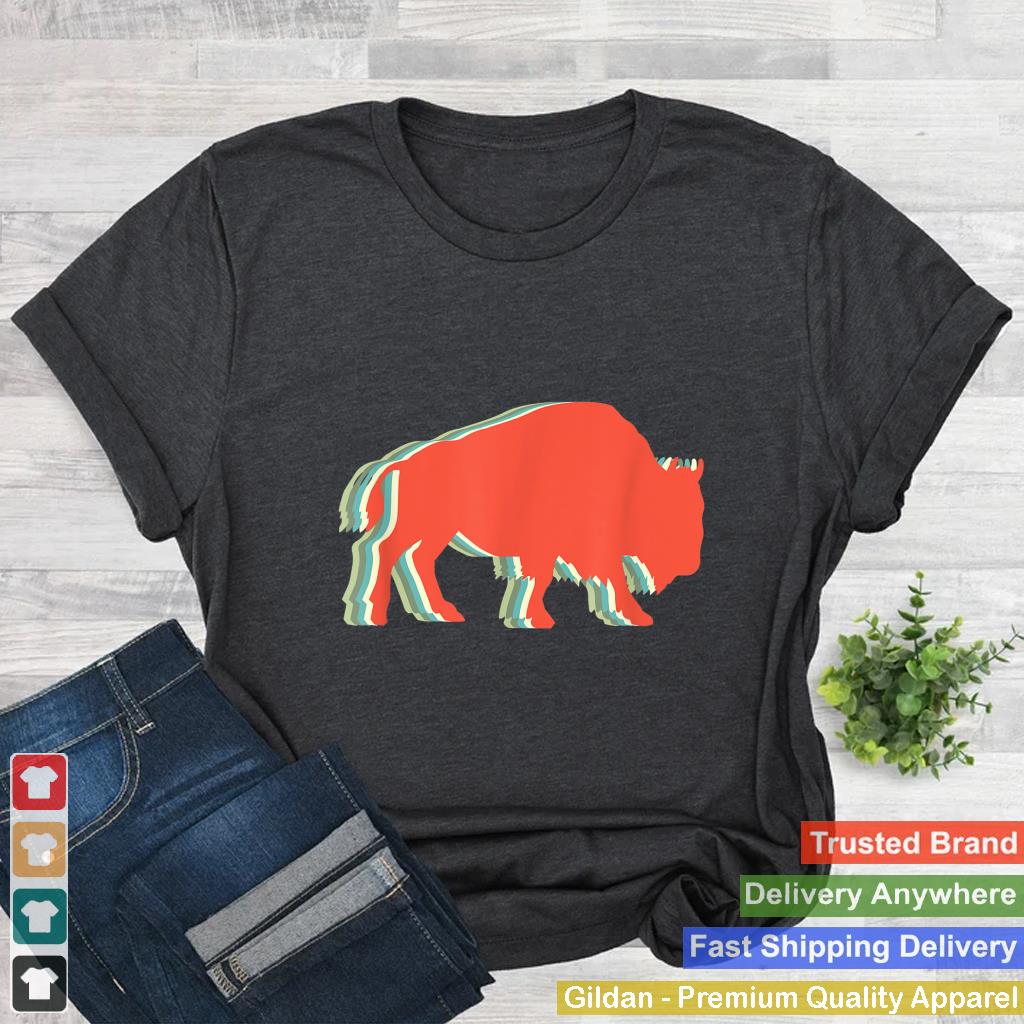 Vintage Retro Bison or Buffalo