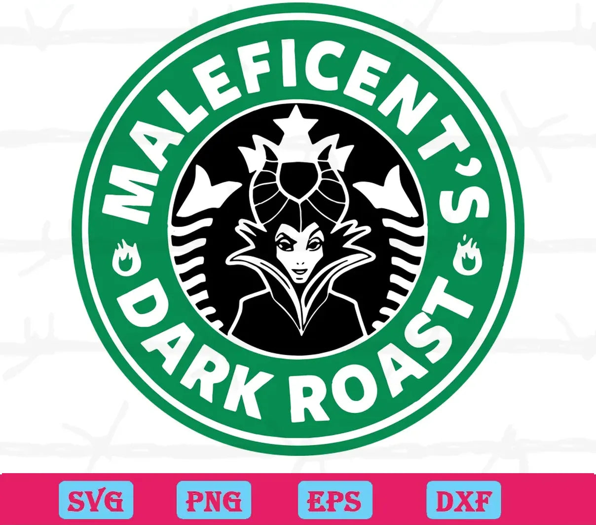 Maleficent’S Dark Roast Starbucks Svg