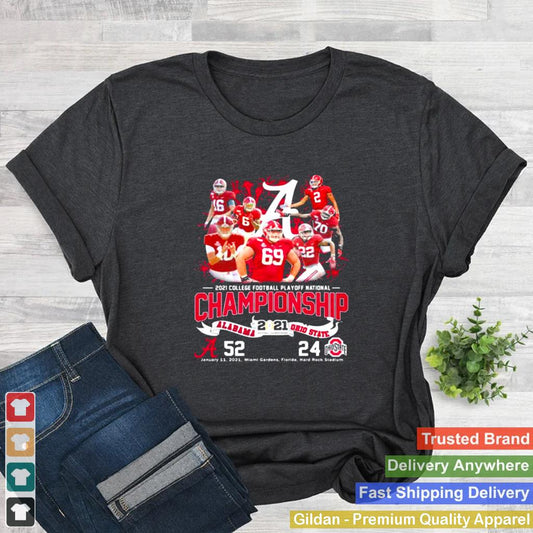 2021 College Football Playoff National Championship Alabama Win Ohio State shirt