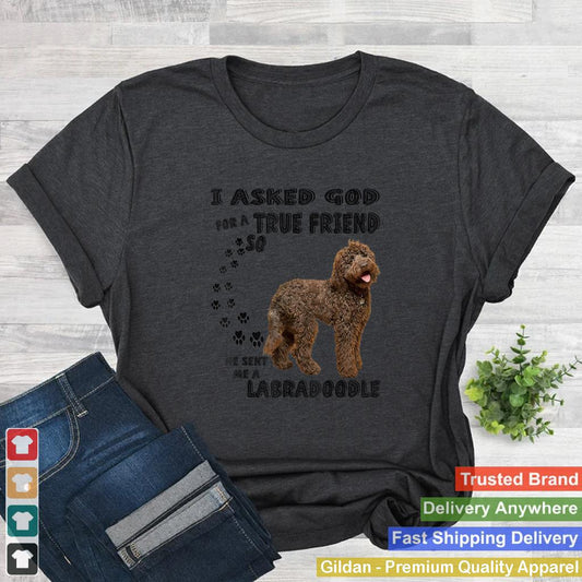 Australian Labradoodle Quote Mom Dad Print Cute Labrapoodle T Shirt