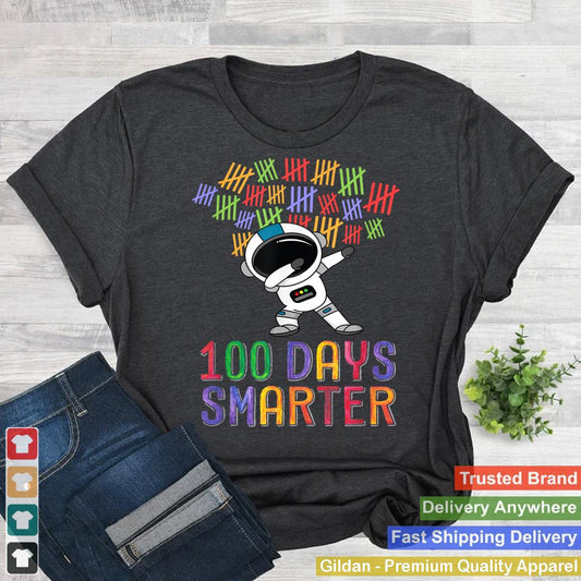 100 Days Smarter 100th Day of School Dabbing Space Kids