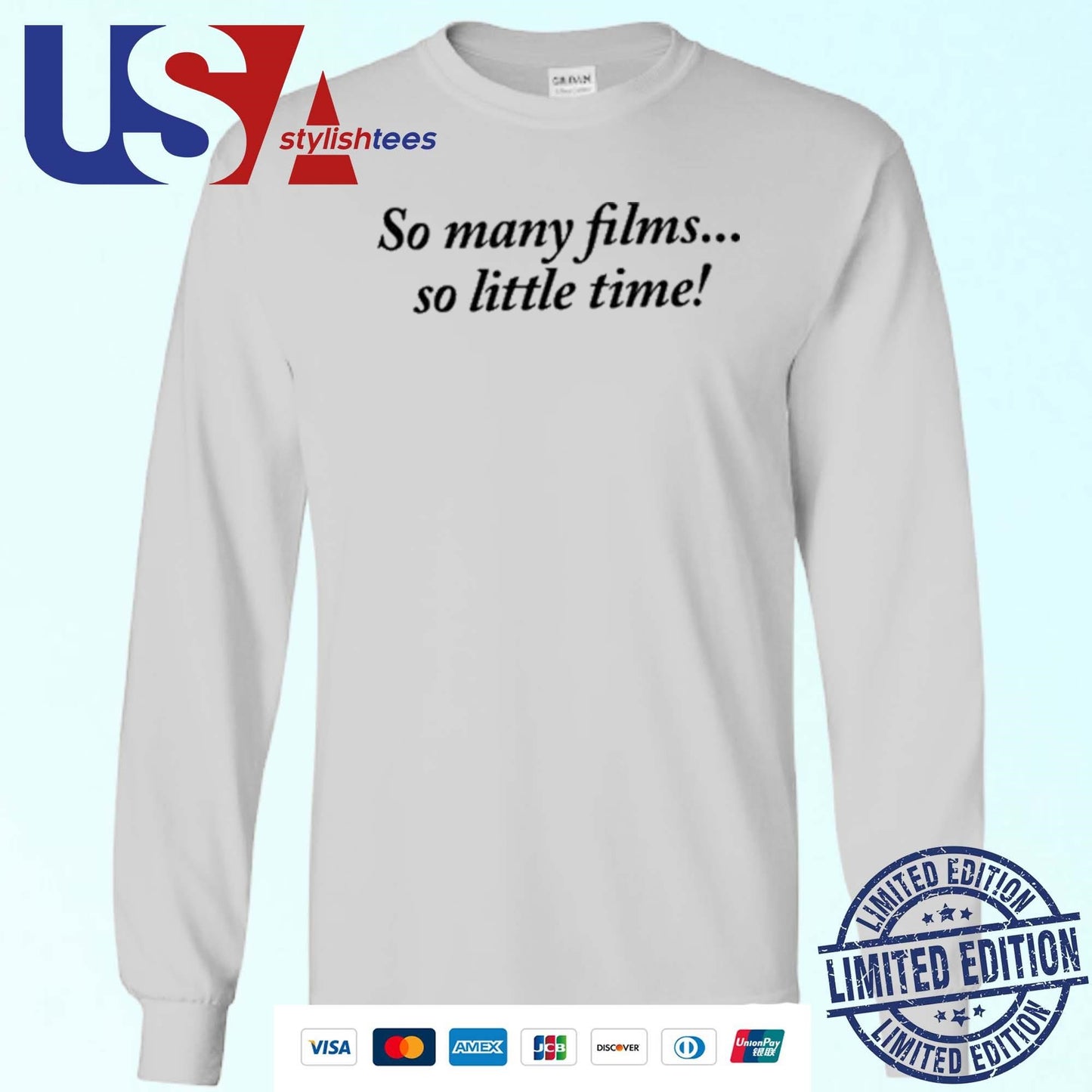 The Cinegogue So Many Film So Little Time Shirt