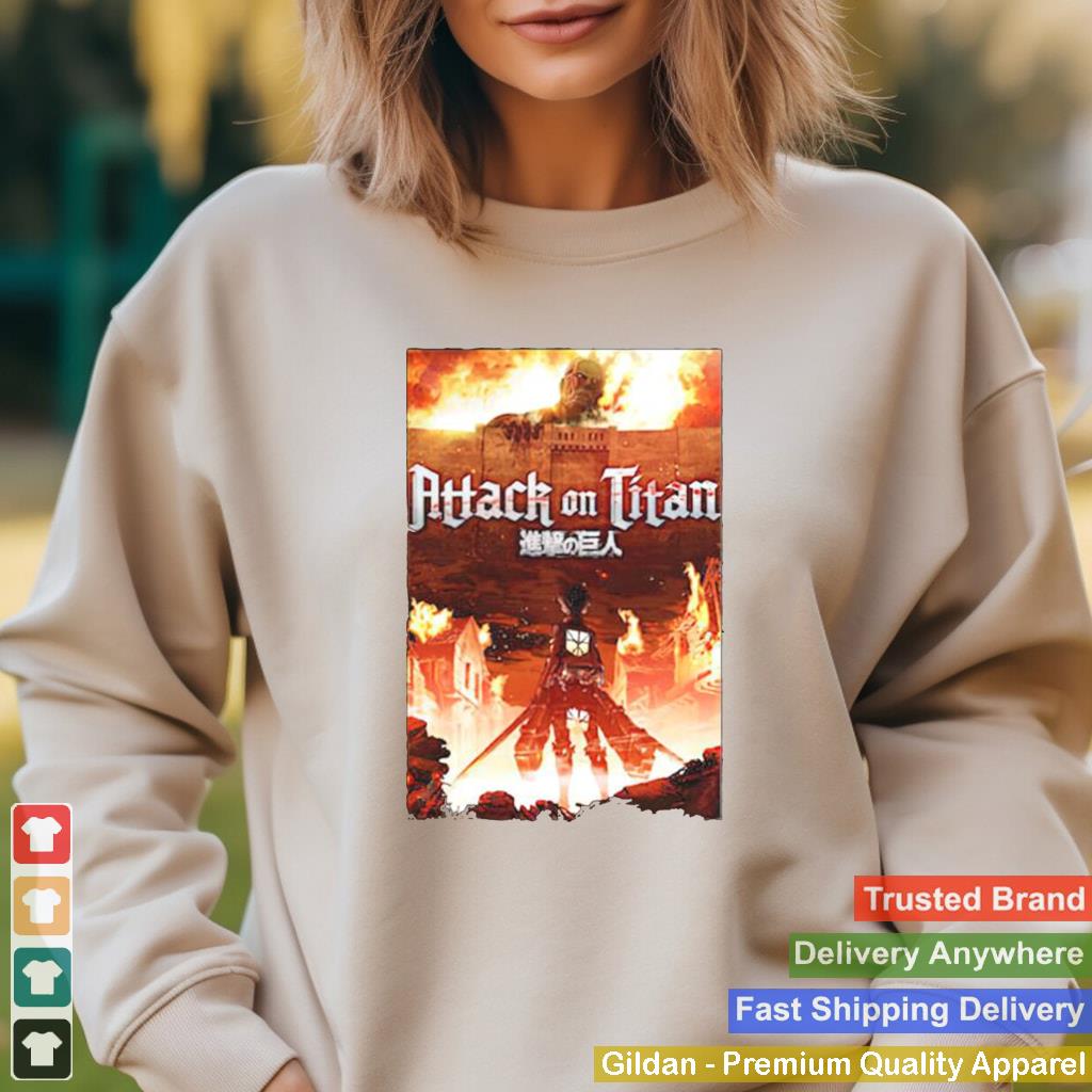 Attack On Titan Fire shirt