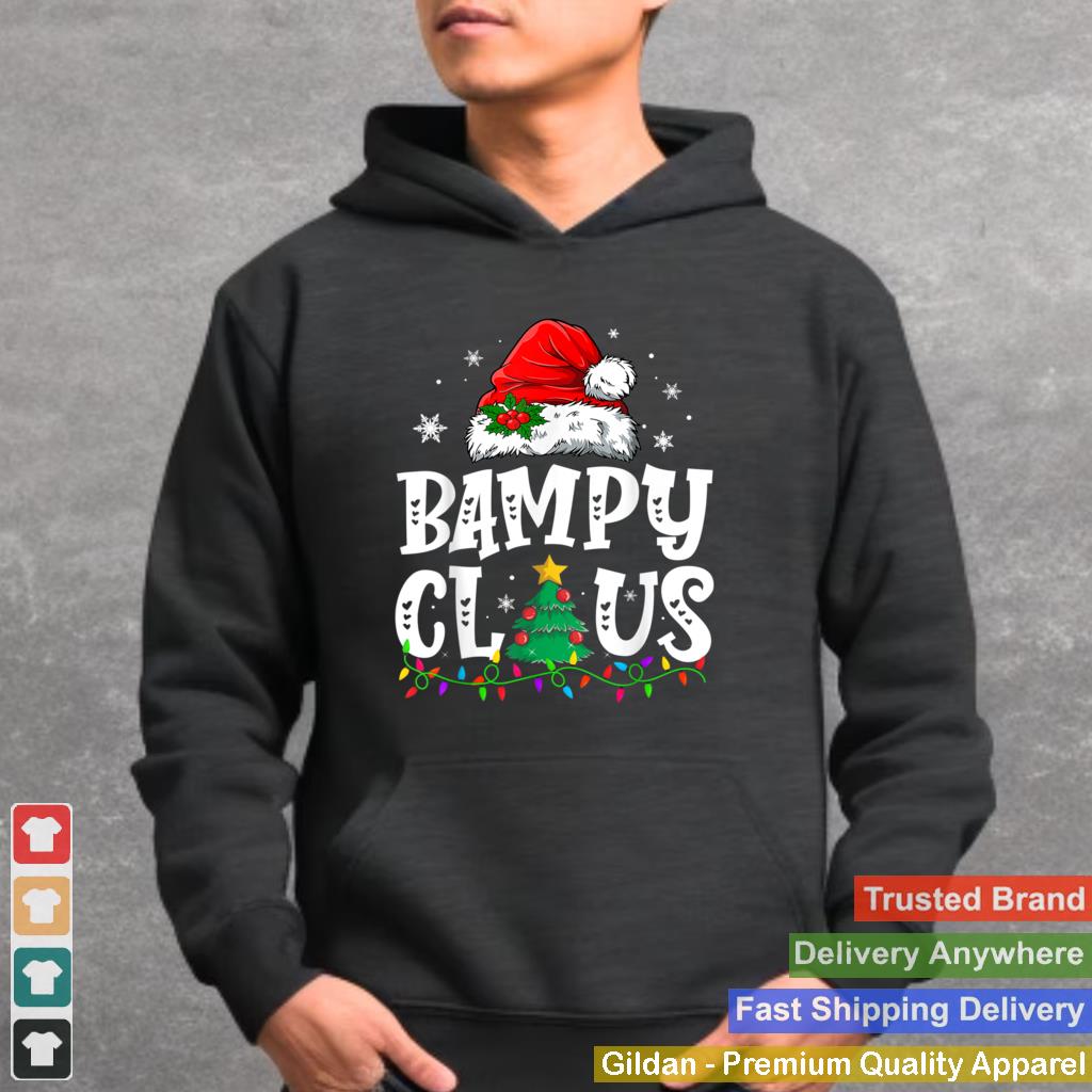 Bampy-Claus-Matching-Family-Christmas-Pajama-Santa-Lights-T-Shirt