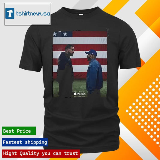 Top Drake And Kendrick Lamar In The Halftime Show Super Bowl Lix Nfl Season 2025 T-Shirt