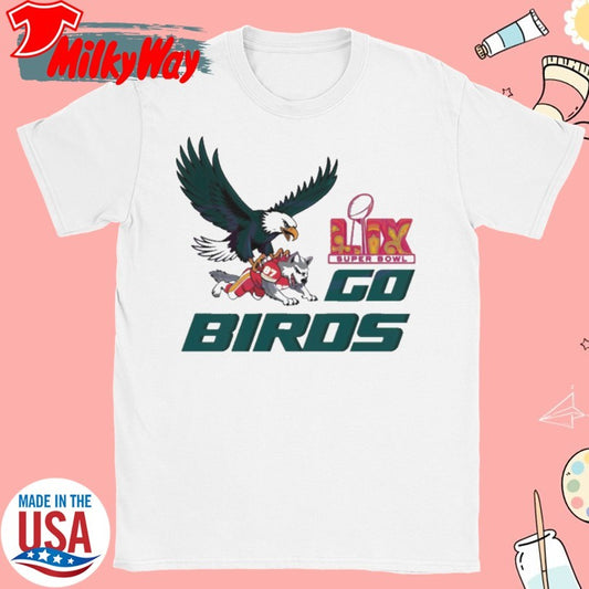 Official Football Mascost Retro Bird Gang Eagle Super Bowl shirt