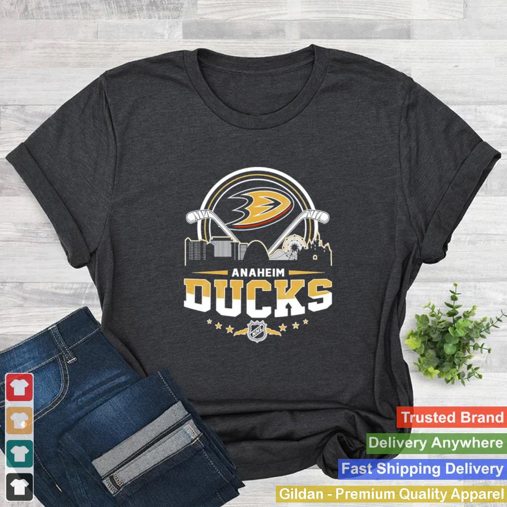 Anaheim Ducks NHL City Skyline T shirt