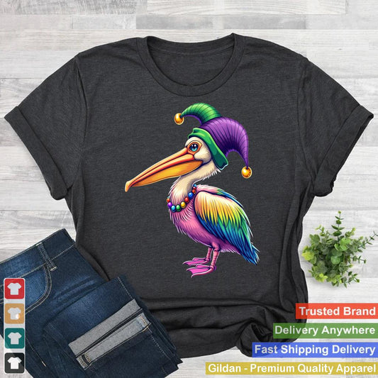 Mardi Gras Pelican Louisiana Parade Animal Lover Mens Womens