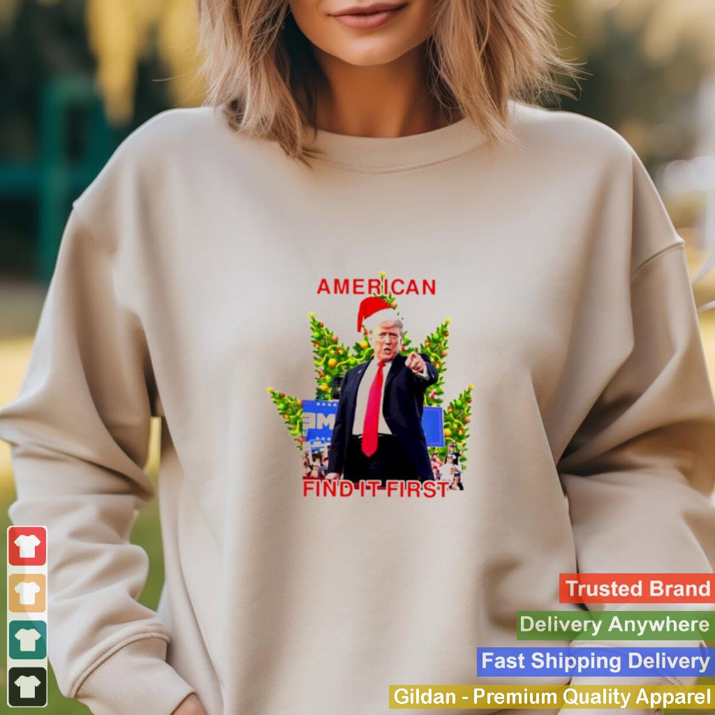 american-find-it-first-Santa-Donand-Trump-Merry-Christmas-shirt