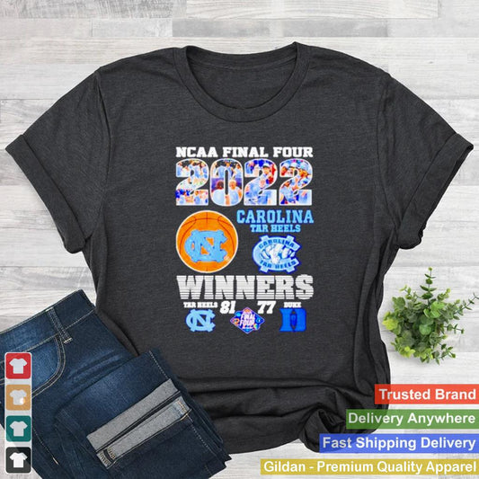 2022 NCAA Final Four Carolina Tar Heels Winners Shirt