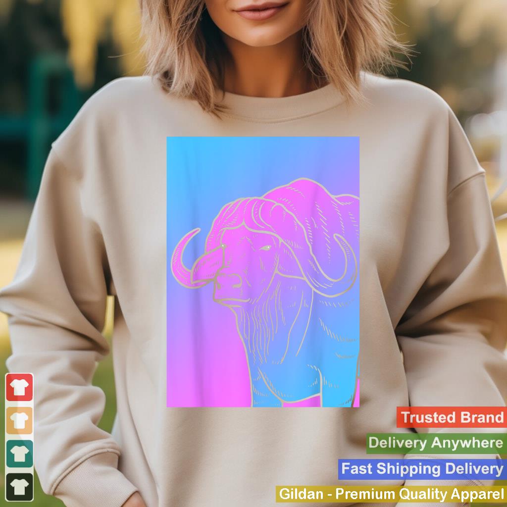 Vaporwave Buffalo Aesthetic T-Shirt - Pastel Goth Buffalo