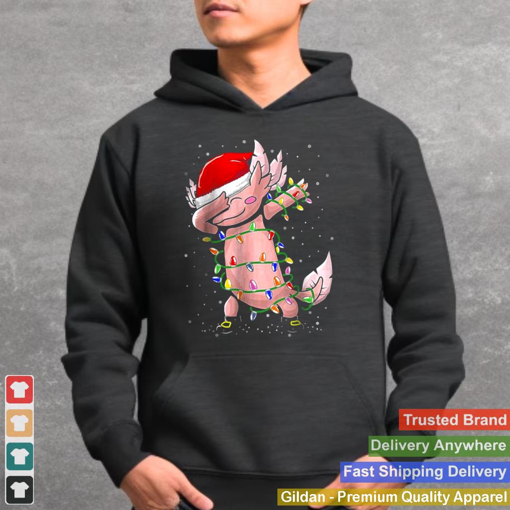 Axolotl Dabbing As Christmas T Shirt