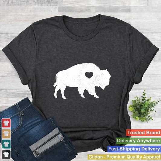 Vintage Bison Lover American Buffalo National Park Souvenir