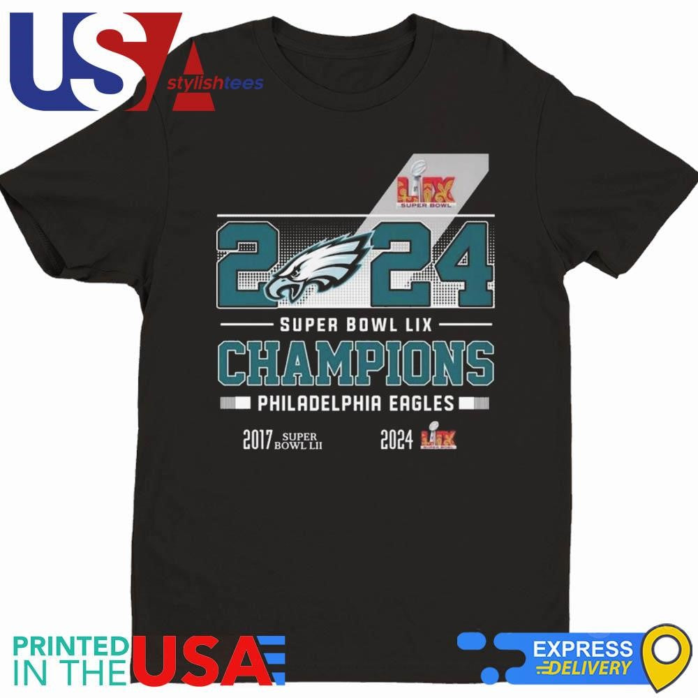 Philadelphia Eagles Ready To Be 2025 Super Bowl LIX Champions Shirt