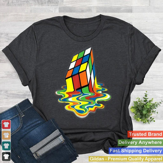 Cute Melting Cube T shirt - Gift For Men Women Kids